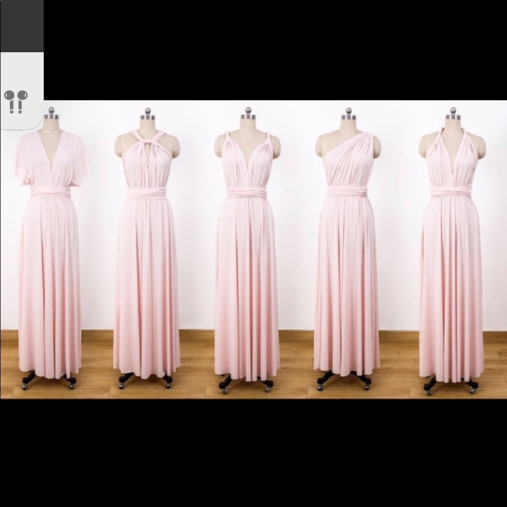 Peach Cream Infinity Dress - Picture 10 of 16